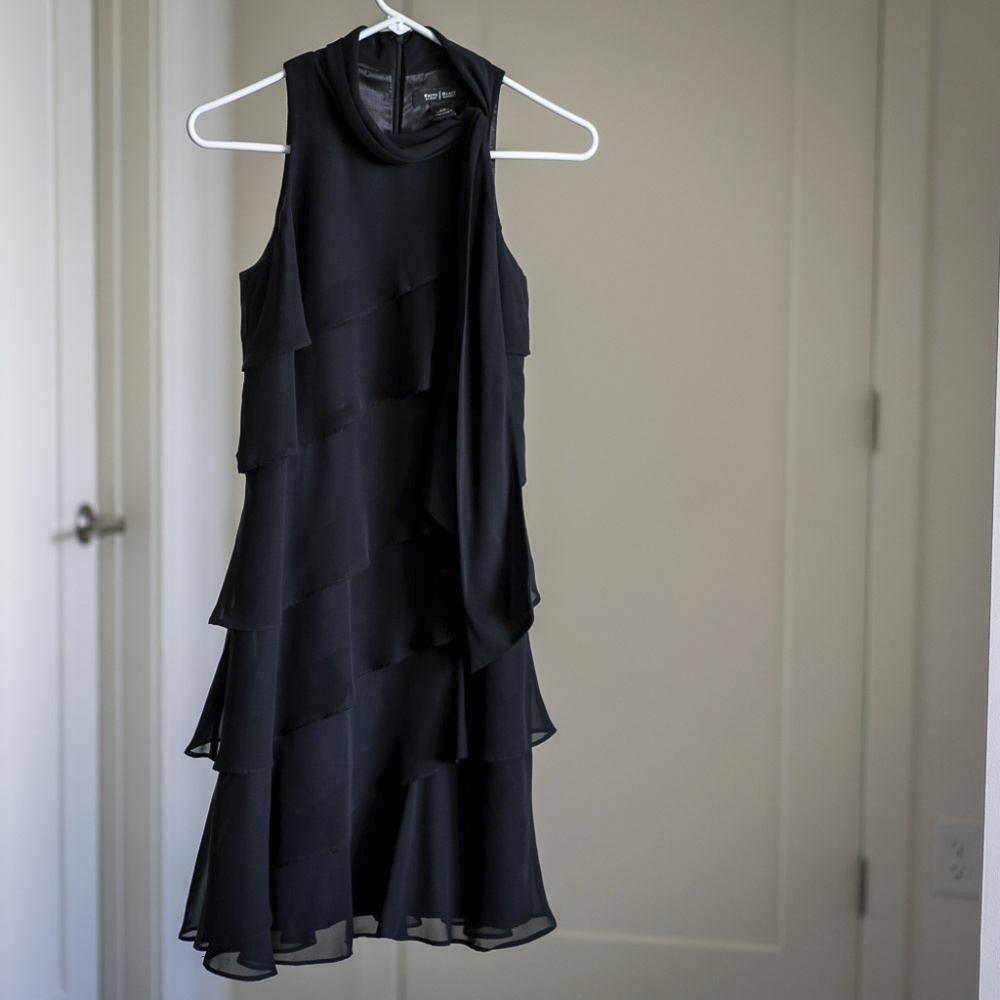 White House Black Market Black Cocktail Dress